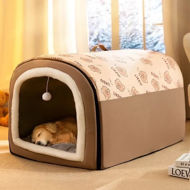 Nuova Cuccia per Cani 2025 Morbida e Confortevole, Rinforzata, Rimovibile e Lavabile, Calda per l'Inverno, Nido per Animali Domestici, Graziosa Cuccia per Gatti, Accessori per Animali