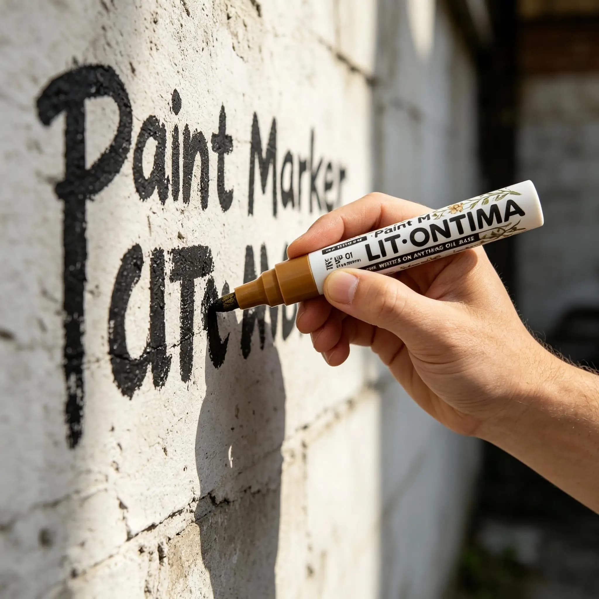 Arrival Fine Tip Weatherproof Marker Pen Quick Dry Oil Based Paint For Grave Stone Marble Tombstone Faded Inscriptions BHL1005