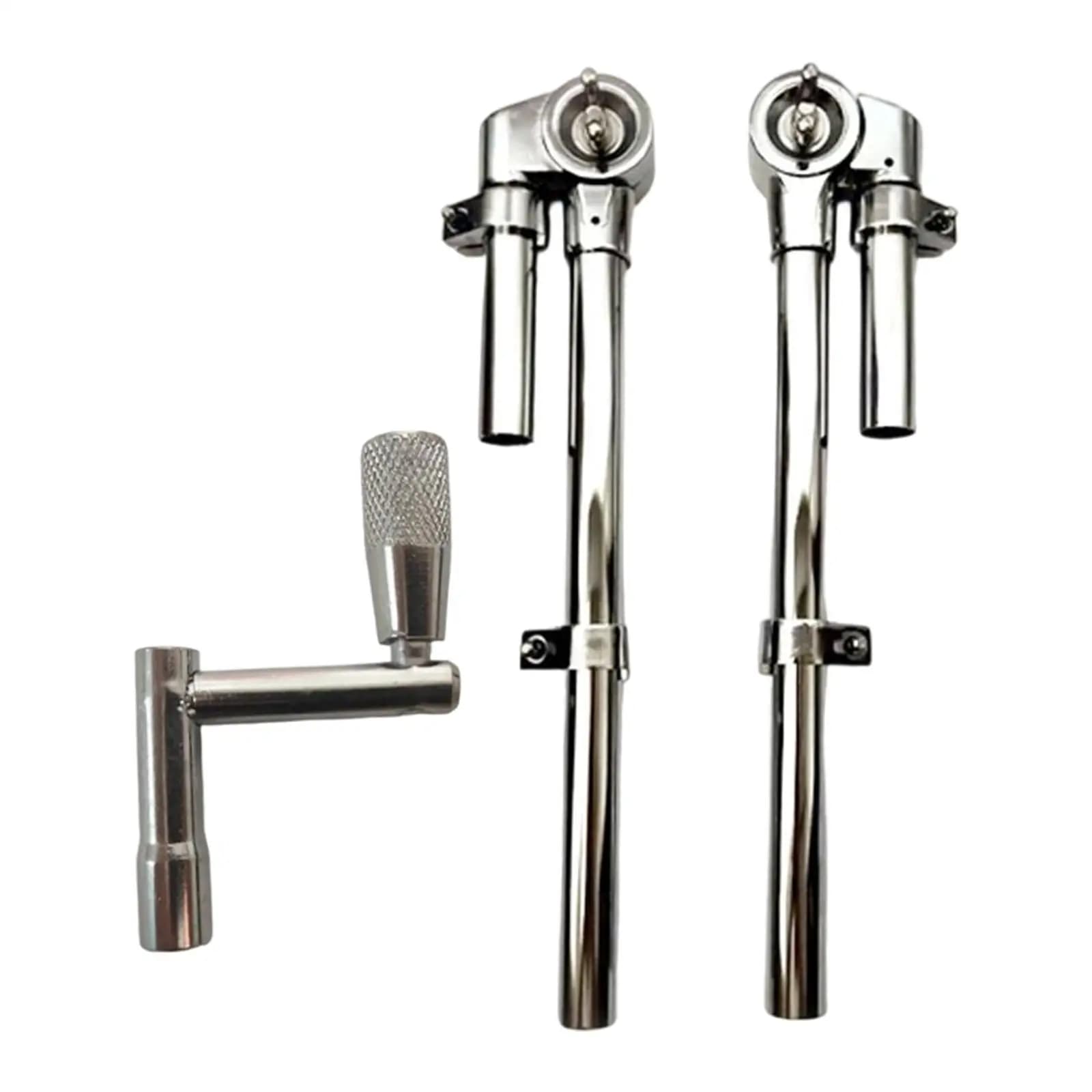 Supporto per Tamburo 32cm in Metallo, Staffa per Tom, Accessorio per Percussioni per Set di Pad da Pratica, Esposizioni e Negozi