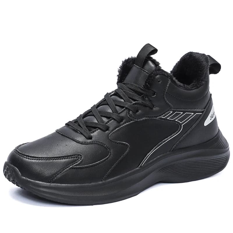 Plus Big Size 49 50 51 Sneakers invernali in pelle Scarpe sportive casual Peluche interno super caldo resistente ai gelo