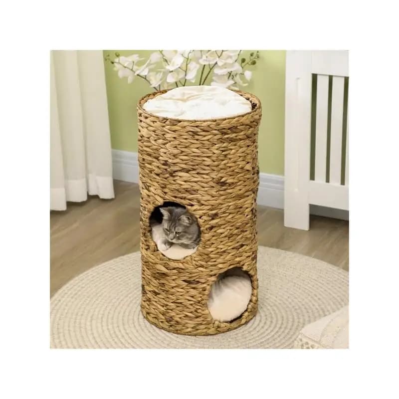 Torre rampicante per alberi per gatti in legno per gatti e gattini - Mobili per interni per animali domestici