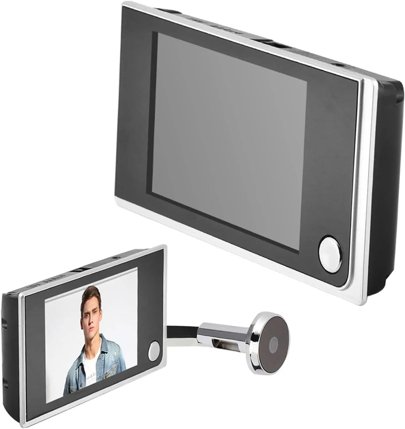 Spioncino Digitale HD Intelligente con Schermo LCD da 3,5 Pollici, Telecamera di Sicurezza Grandangolare per Campanello Domestico