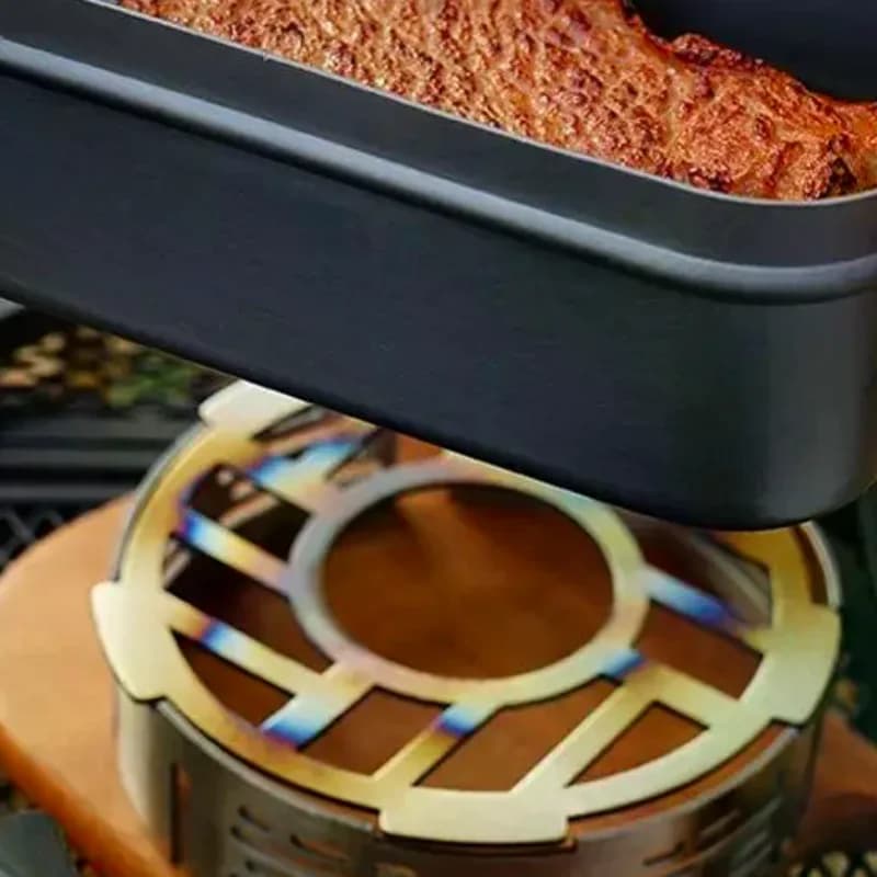 Outdoor Stove Windshield Portable Camping Stove Windproof Ring High-temperature Resistant Camping Picnic Cooking Supplies