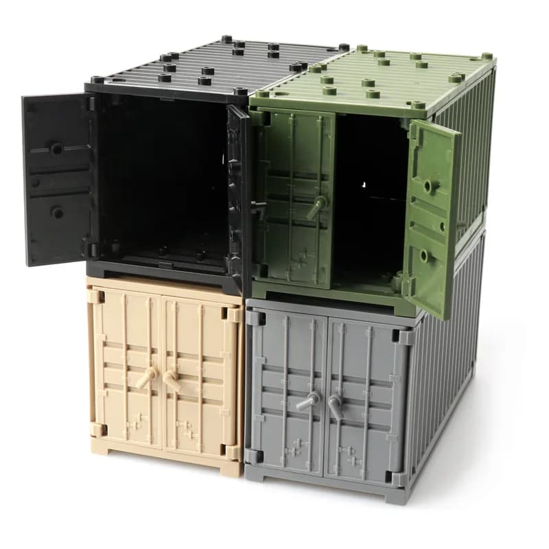 Seconda Guerra Mondiale Seconda Guerra Mondiale Esercito Soldati Militari Scena SWAT abbinata con accessori per armi Modello Building Blocks Mattoni Giocattoli per bambini