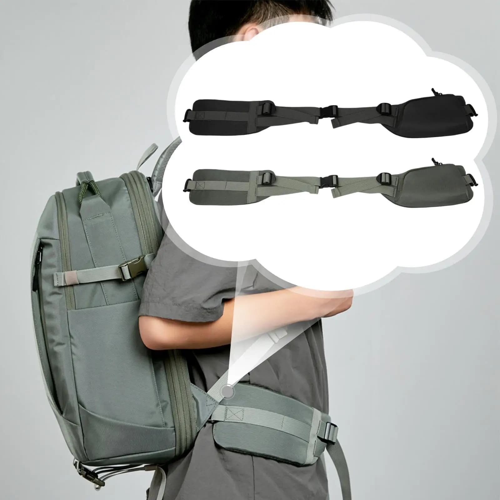 Marsupio Ergonomico per Telefono, Porta Cellulare da Ciclismo, Borsa da Cintura per Allenamento