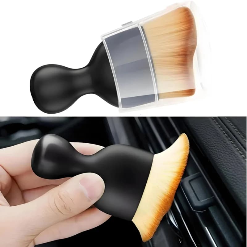 1-5pcs Car Ultra Soft Air Conditioning Cleaning Brush, Car Detail Brush Set, Air Outlet Gap Dust Removal Brush, Car Accessories