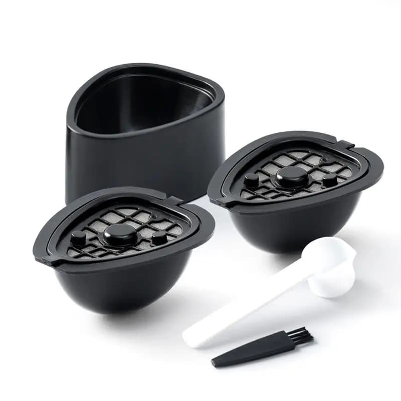 Reusable Tea Coffee Capsule For Nestel ST9662.62 Coffee Maker Machine Refillable Filter Pods With Powder Holder-New