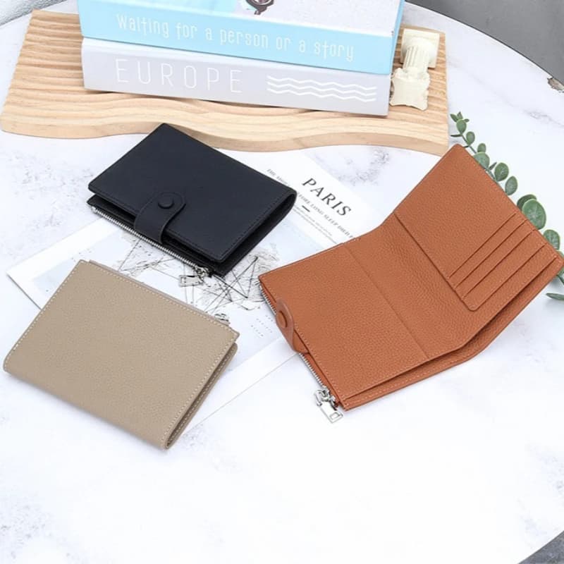 Passport Holder Cover with Zipper pocketTravel Boarding Pass Ticket Cash Card Wallet Slot All in One Organizer for Men & Women