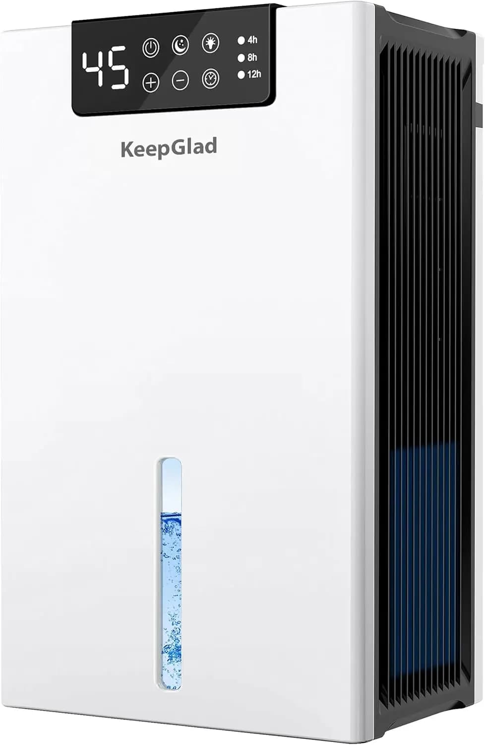 Deumidificatore da 98 OZ per la casa fino a 93 mq, display digitale, spegnimento automatico, filtro lavabile, timer, 7 luci ambientali