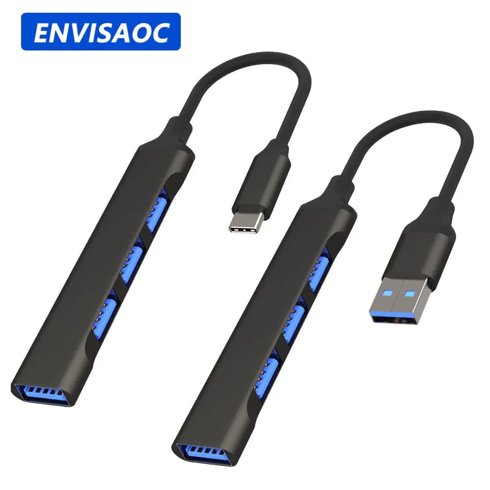 USB C HUB 3.0 Tipo C 3.1 Adattatore multi splitter a 3/4 porte OTG USB per MacBook Pro 13 15 Air M1 Pro HUAWEI nintendo Accessori per PC