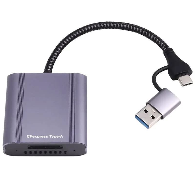 A29F-Cfexpress Type A Card Reader High-Speed CFEB USB 3.2 10Gbps Card Reader Smart Memory Card Reader For Laptop
