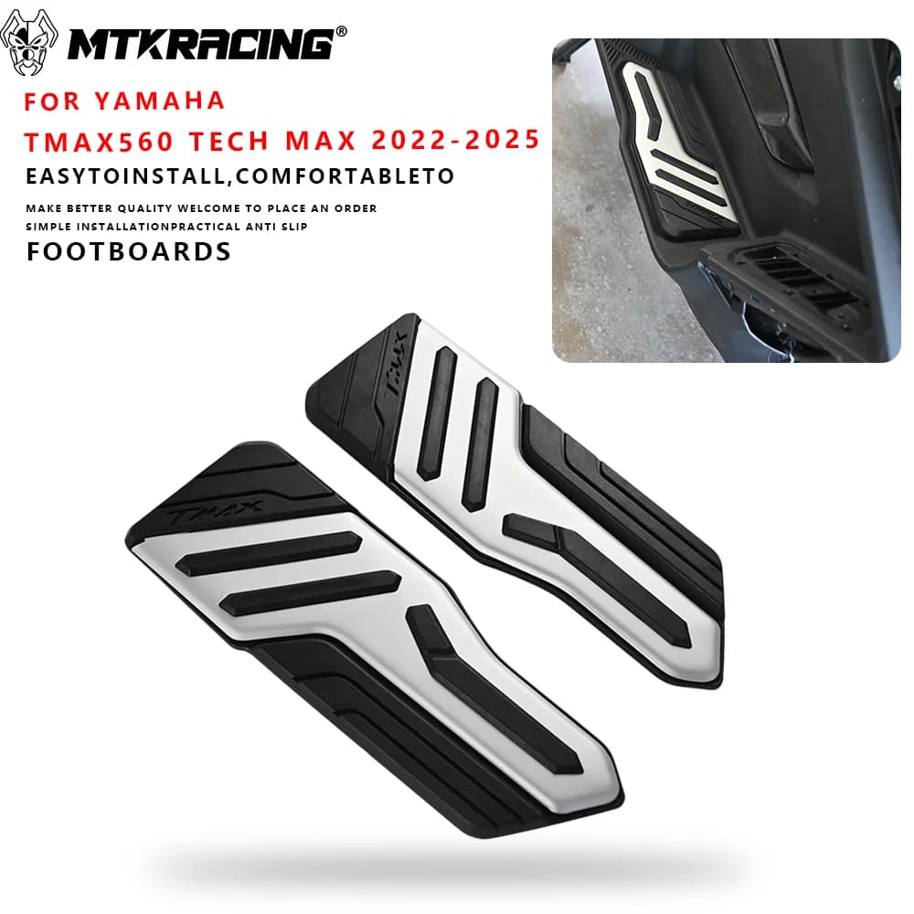 Pedana poggiapiedi per moto compatibile con Yamaha T-MAX 560 T-MAX560 TMAX560 2022-2026 BBW-F74M0-00-00