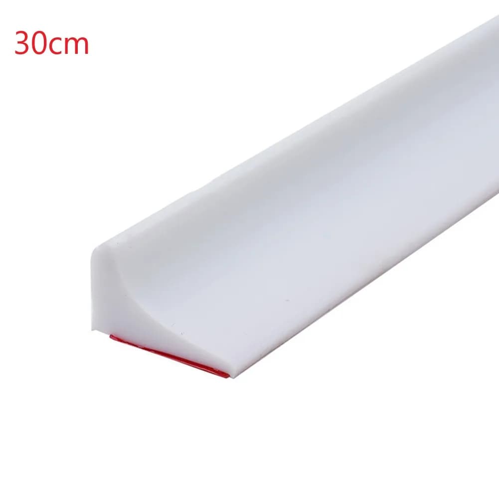 Striscia di tenuta in silicone per bagno, barriera acqua, separazione asciutto/bagnato, guarnizione per porta, striscia sigillante inferiore, blocco fughe d'aria