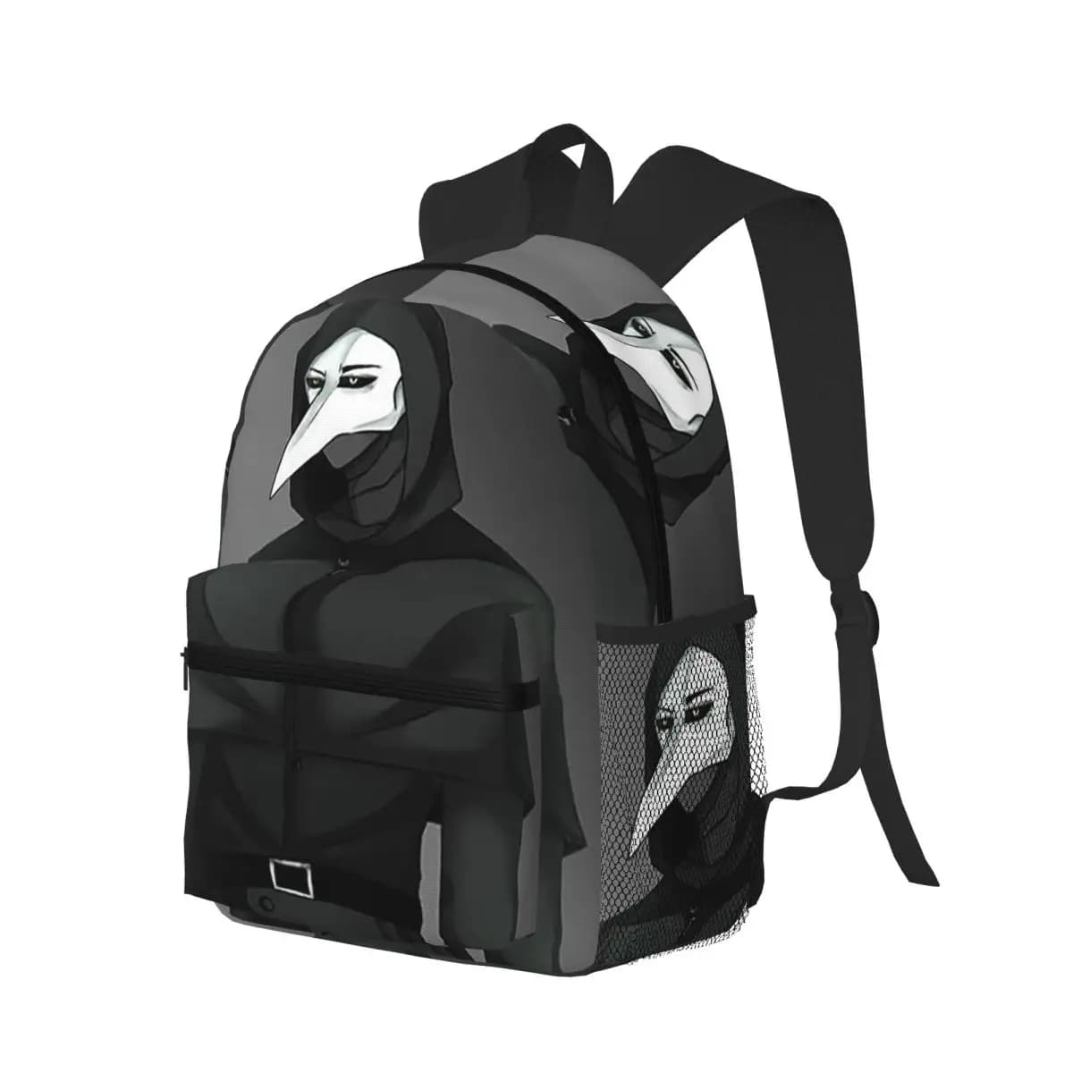 SCP 049 Student Backpack School Bag Hiking Travel Daypack for Boys Girls Fashion Bookbag Shoulder Bags