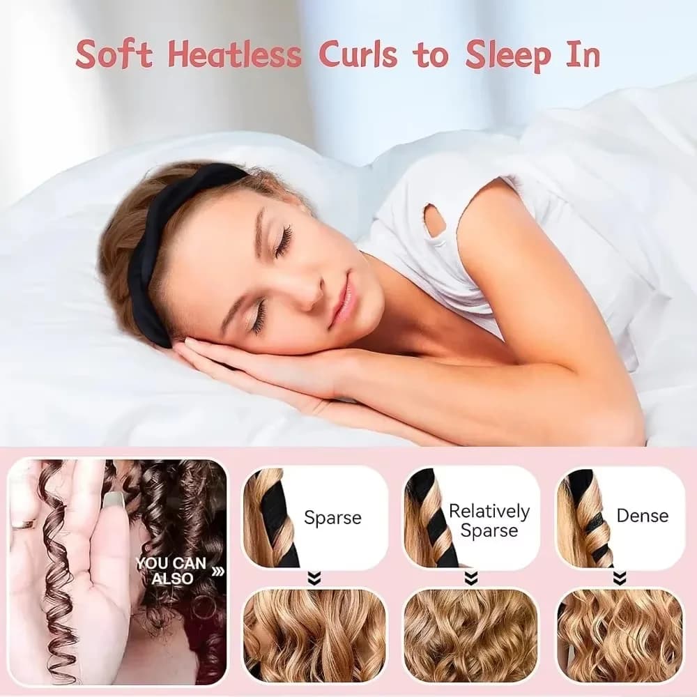 New 150 cm Heat-free curlers, Satined Foam Bigodini, Wave Modellers, Women's Arricciacapelli Auction