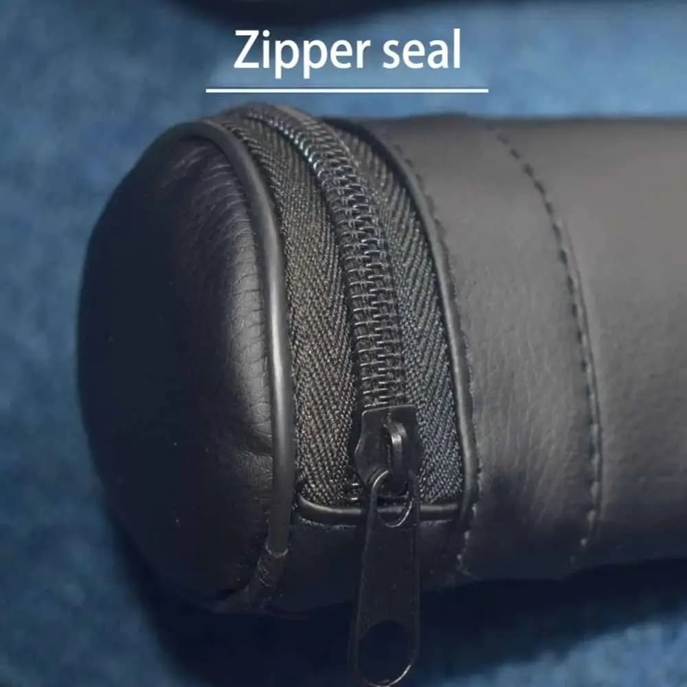 Borsa per stecca da biliardo pieghevole in ecopelle 32 pollici 1/2 palo Borsa per stecca da biliardo Manicotto per asta Tracolla Custodia da trasporto per biliardo