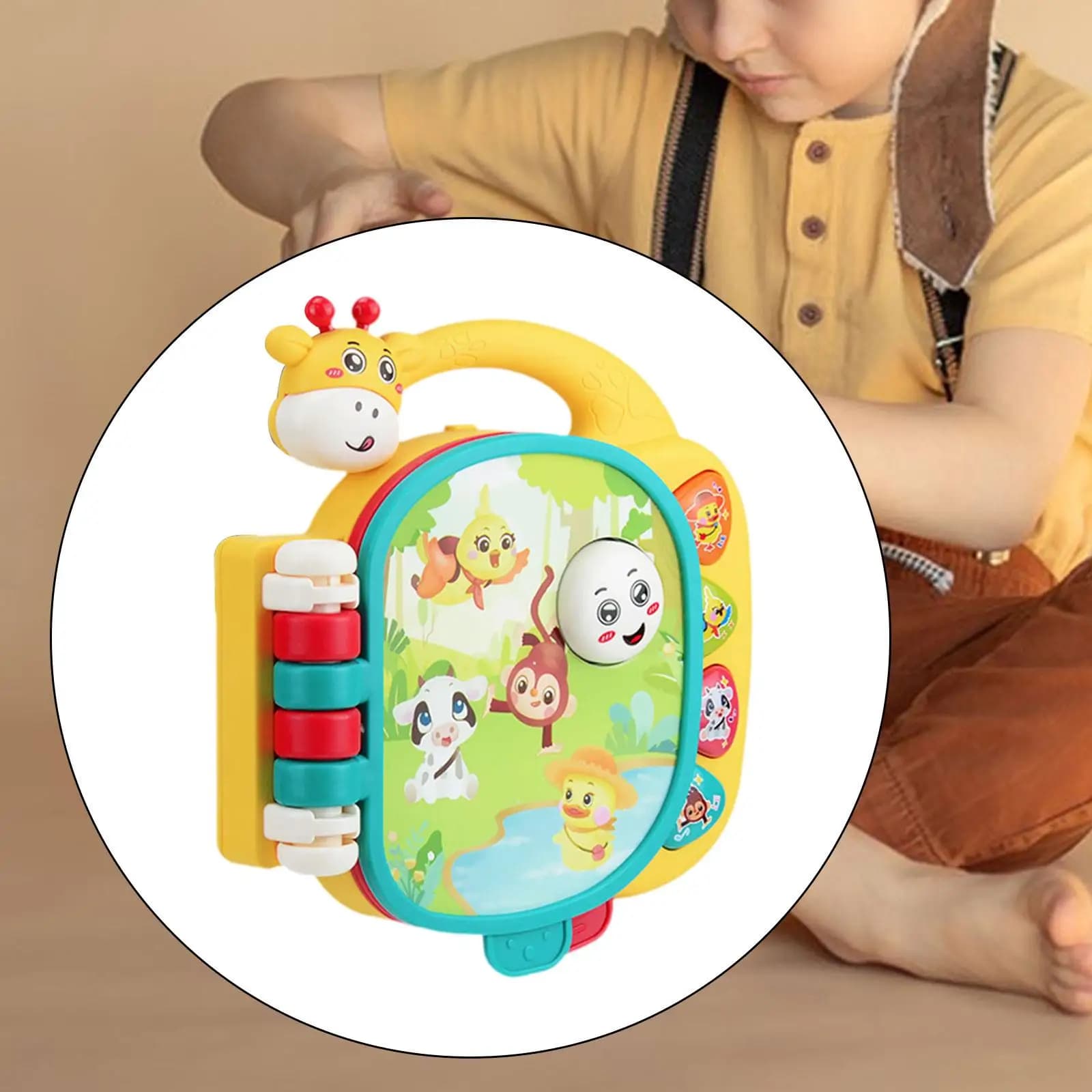 Libro dei rimeschi, giocattolo elettronico per l'apprendimento, per bambini e bambine di 1, 2, 3 anni