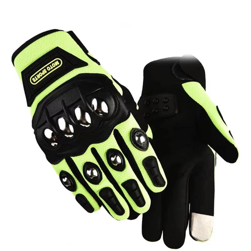 Stainless Steel Tactical Gloves for Safety, Outdoor Cycling Equipment, Brass Noches Protection, for Moto, Powersports, Racing, Bicycle, Men's Self-Defense