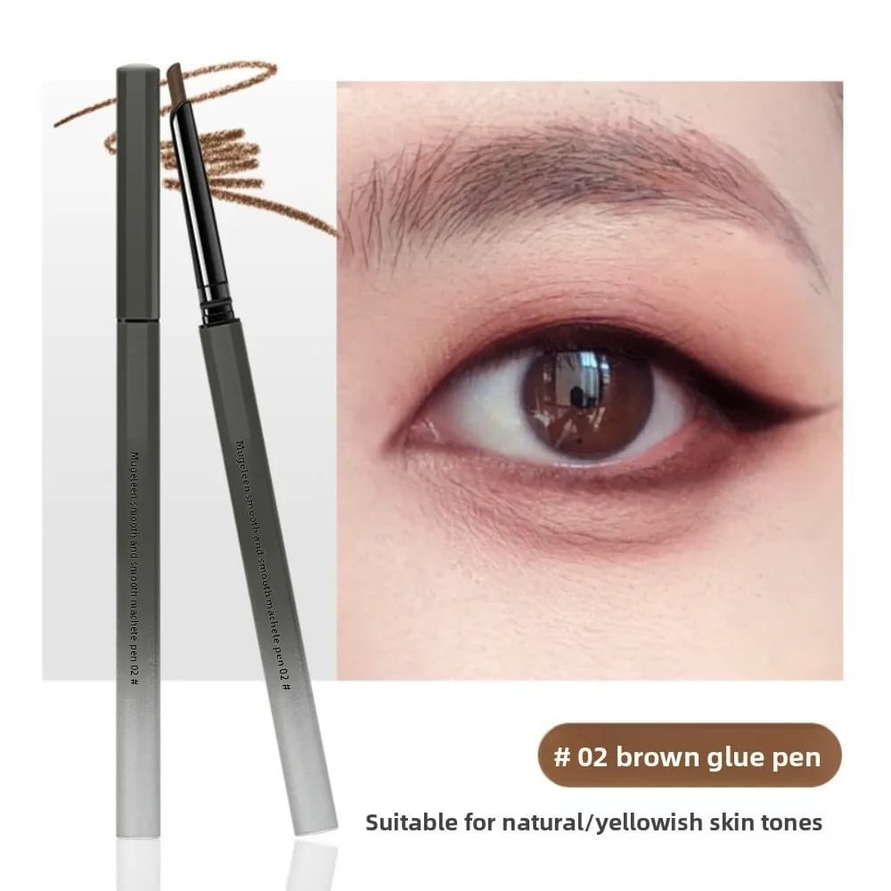 New Eyeliner Anti-Slip Gel with Punta Obliqua, Eyeliner Pen to Tie Liscia, Long Life, Waterproof, for Cosmetic Use
