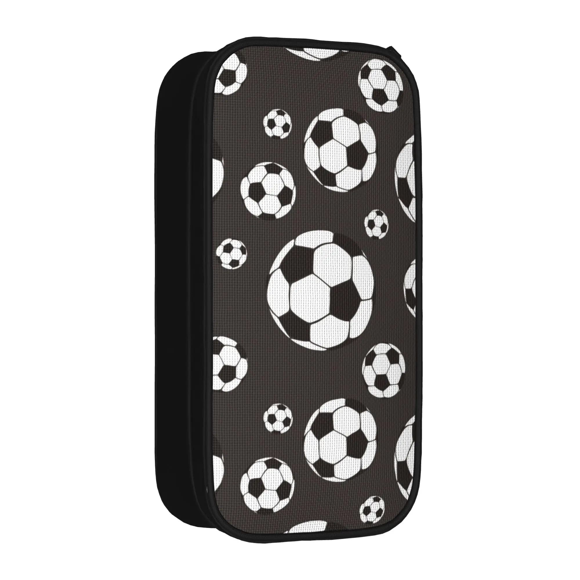Creative Soccer Balls Football Pencil Case Pencil Pouch for Student BagsZipper Stationery,