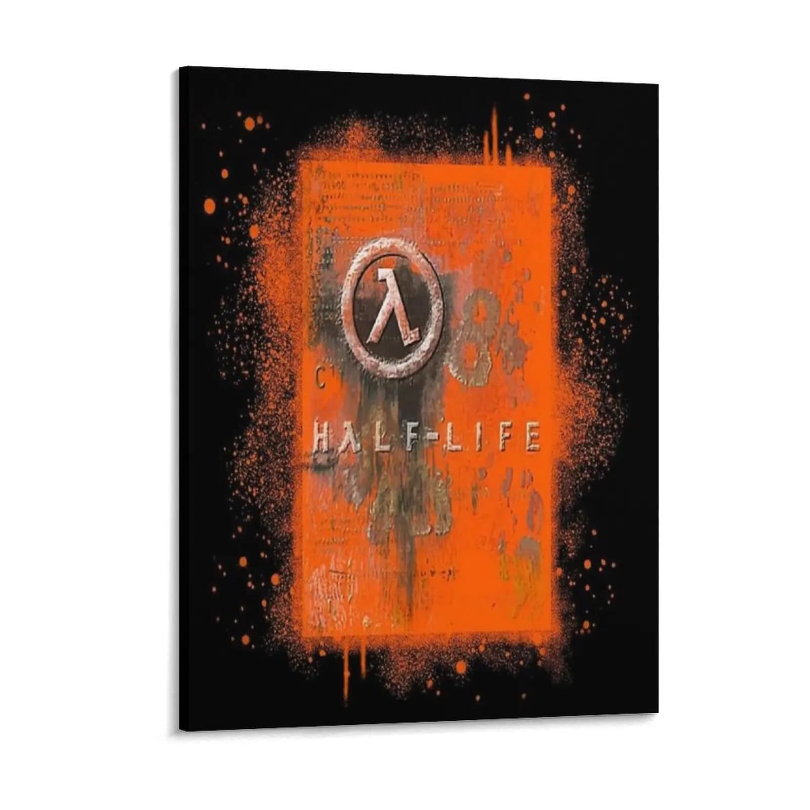 Half life Hev Charger Canvas Painting Vintage Garage Cinema personalizzato Targa in metallo personalizzata