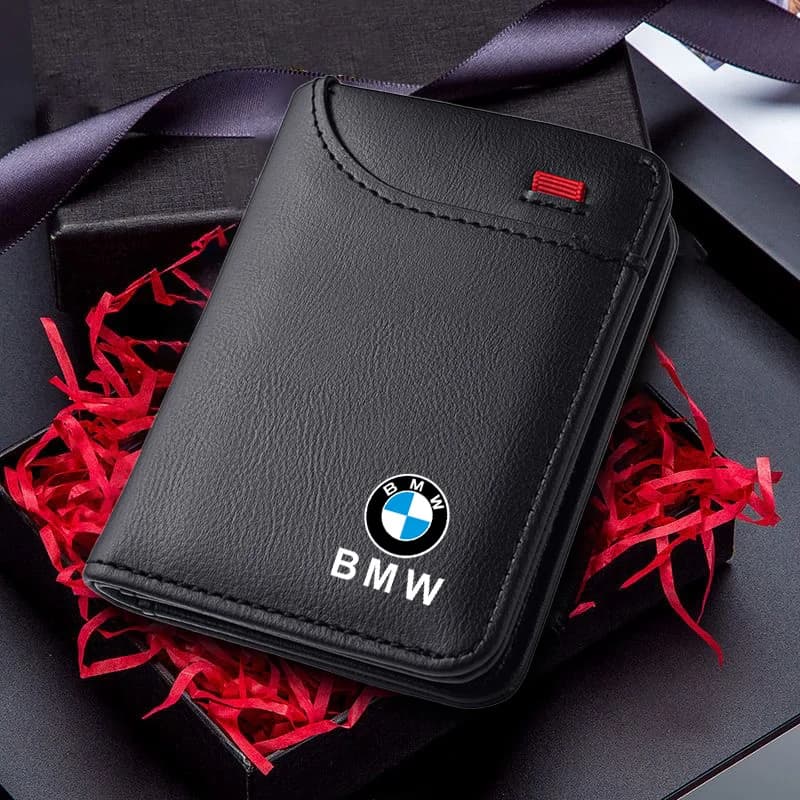 Portafoglio Organizer per Patente e Carte Assicurative per Auto BMW Serie 50° Anniversario M Power M3 M5 X1 X3 X5 X6 E46 E39 E36