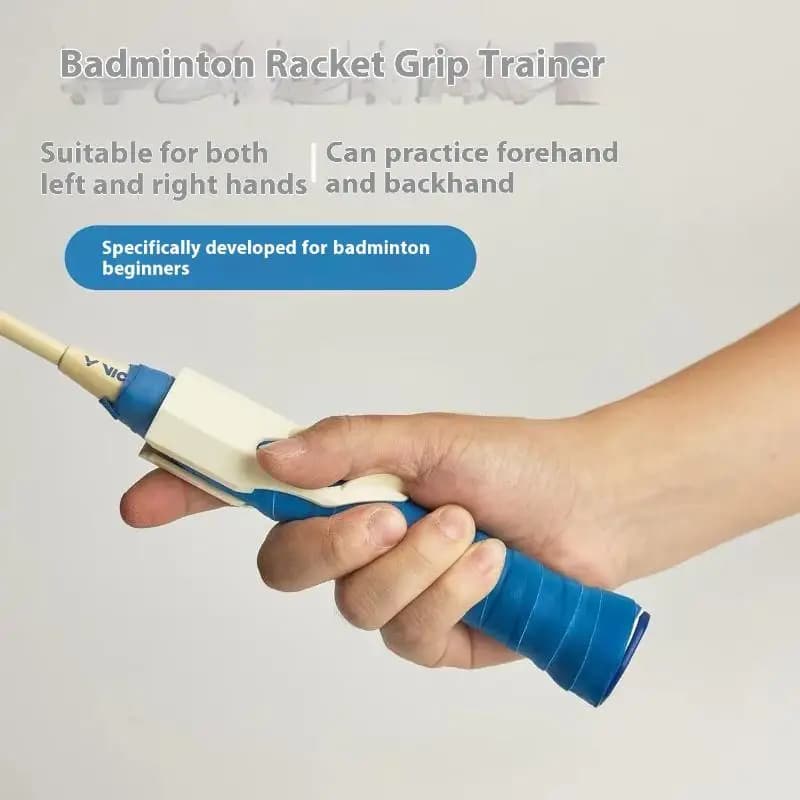 New PP Badminton Grip Aid Improve Skills Universal Tennis Racket Grip Assistance Badminton Racket Posture Correction