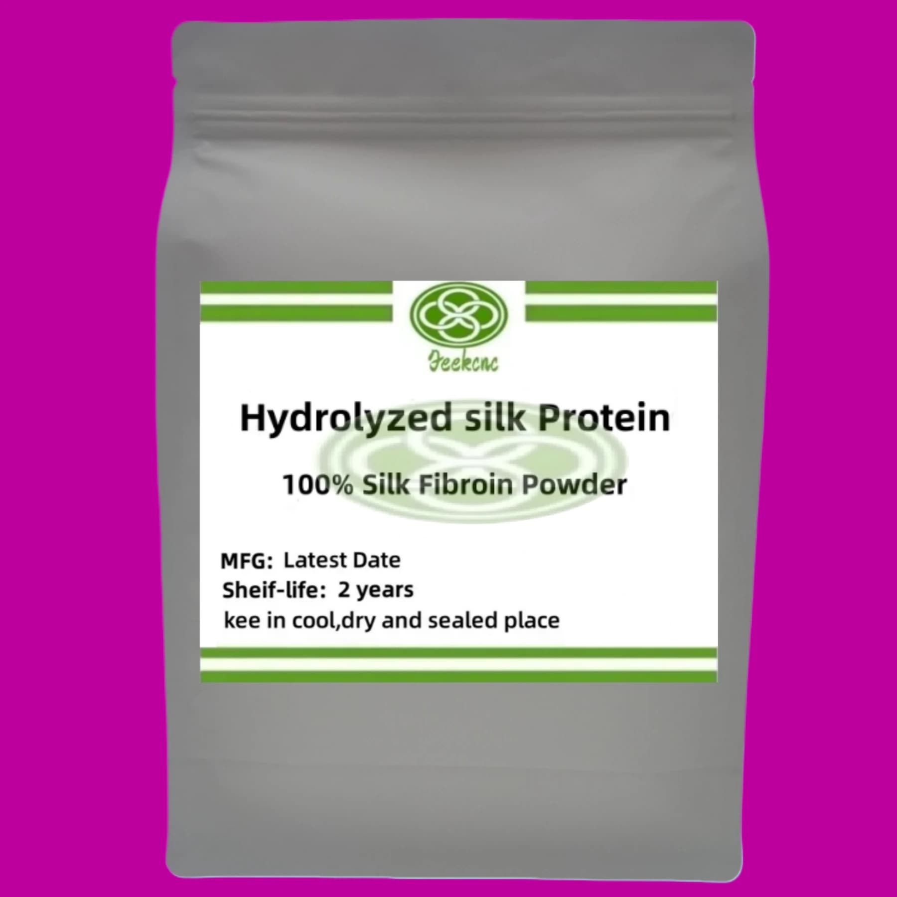 Materials for the production of homemade soap for home Custom packaging Silk protein pepper powder, skin whitening, soap production