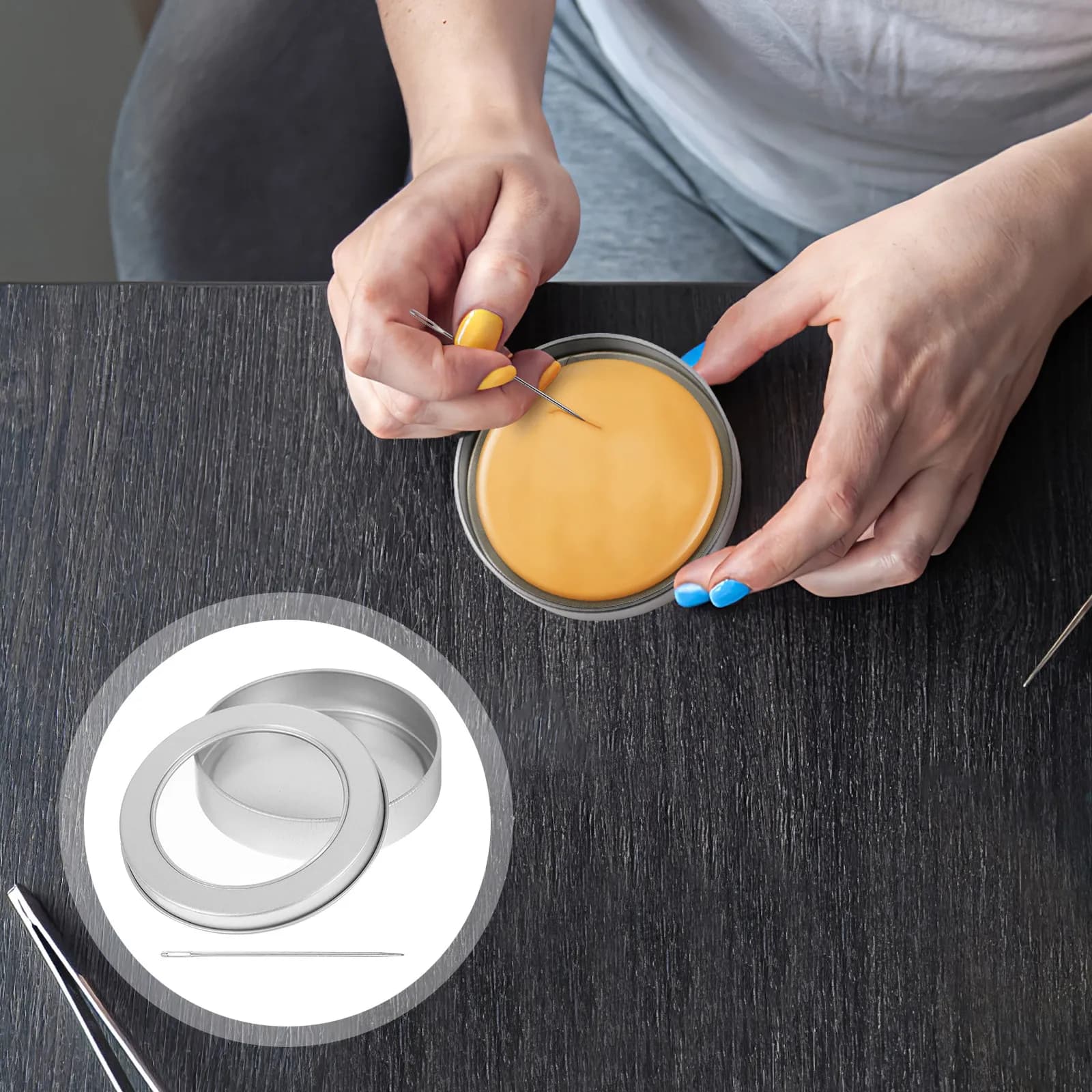 Stainless Steel Korean Sugar Molds Set, Sweet Decoration Tools Kit and Biscuits Preparation