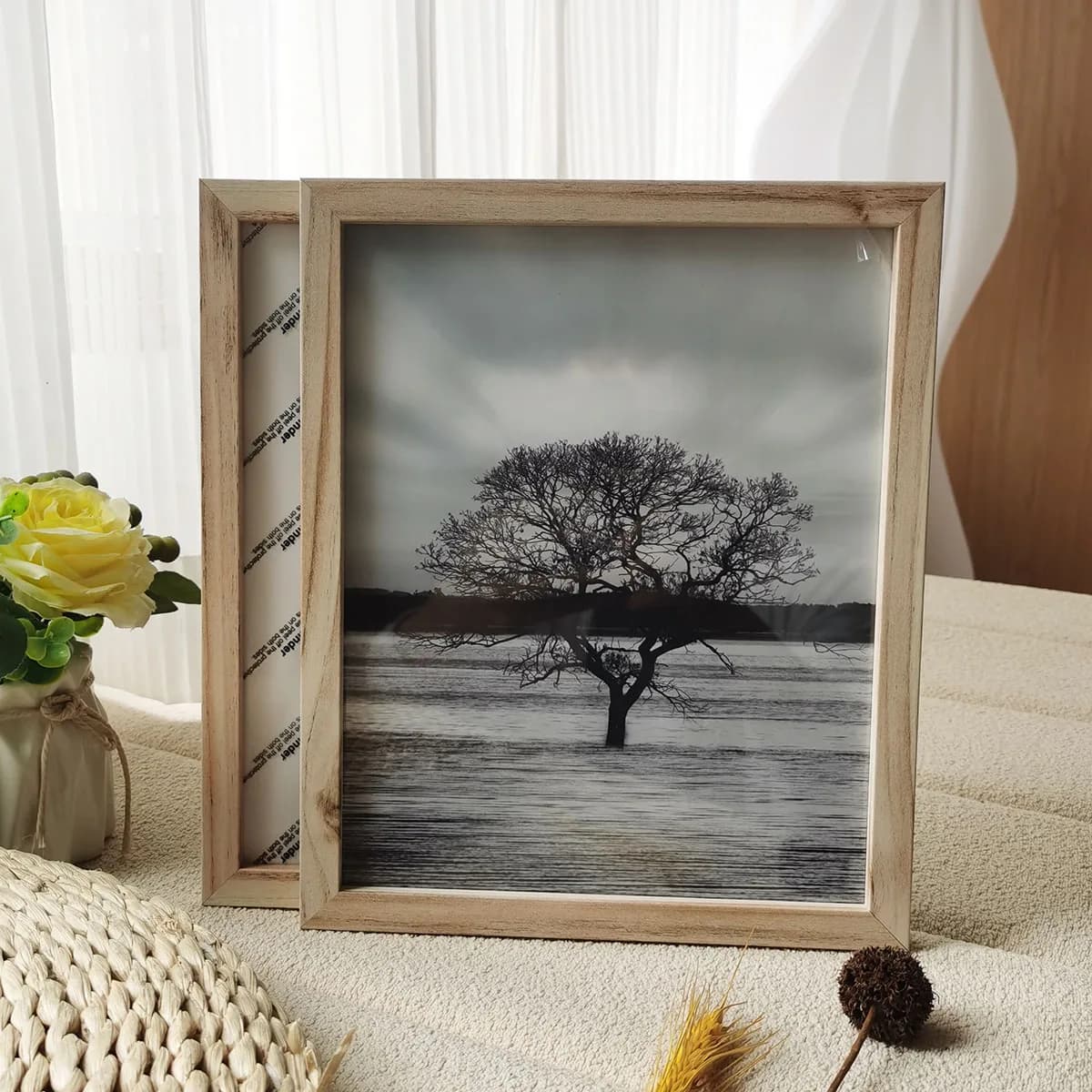 2 pezzi cornici per foto in legno per parete di foto 10X15 15X20 20X25 A4 cornice per foto supporto per immagini foto decorazione regalo commemorativo