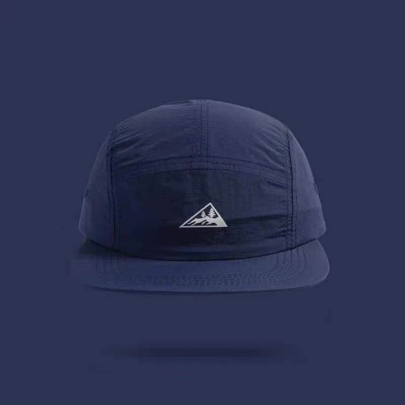 Summer fashion minimalist short brim quick-drying baseball cap for outdoor leisure, water-resistant print, duckbill cap