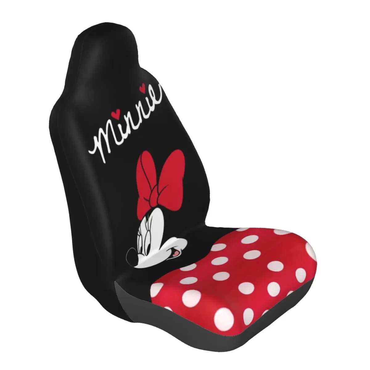Minnie Mouse Automotive Seat Covers for Car, Truck and SUV Universal Car Seat Covers for Single Front Seat