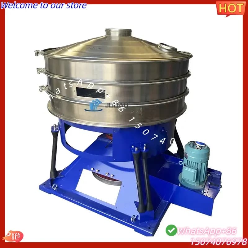 2026 Automatic Mealworm Tumbler Rotary Sieve Tumbler Screener Machine for Protein Powder Flour