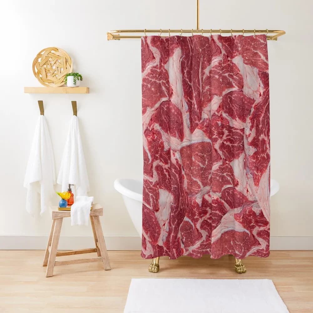 Tenda da doccia per carne Accessorio per il bagno Doccia per bagni Per il bagno Tenda da doccia carina