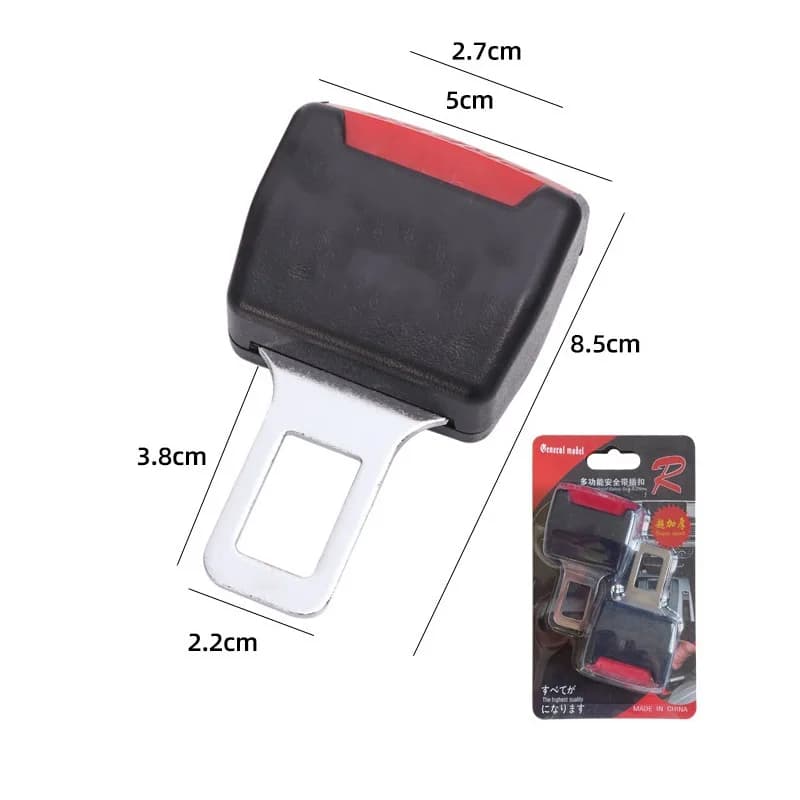 1/2 Pcs Car Seat Belt Clip Extension Plug Car Safety Seat Lock Buckle Seatbelt Clip Extender Converter Baby Car Seat Accessories