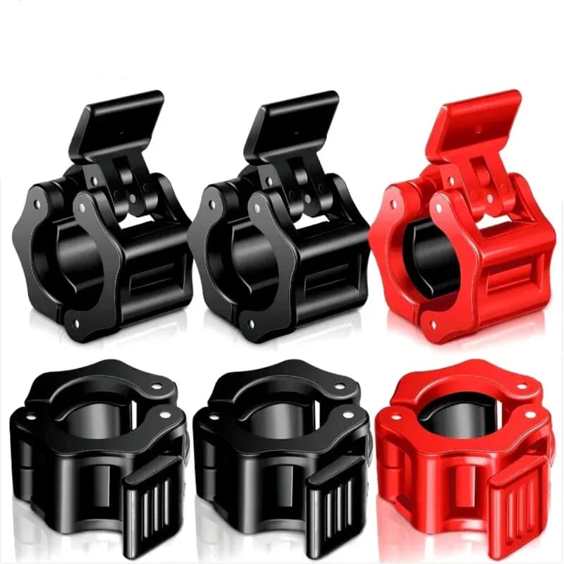 2 Pezzi Clip a Sgancio Rapido per Bilancieri e Manubri Spessi, Clip di Fissaggio a Dado per Bilancieri Austriaci, Accessori per Allenamento Fitness e Palestra