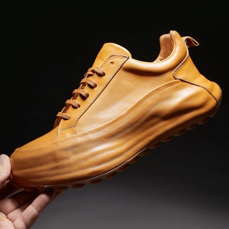 Nuove scarpe sportive casual di fascia alta da uomo in vera pelle stringate moda outdoor scarpe derby uomo sneakers scarpe da lavoro per giovani