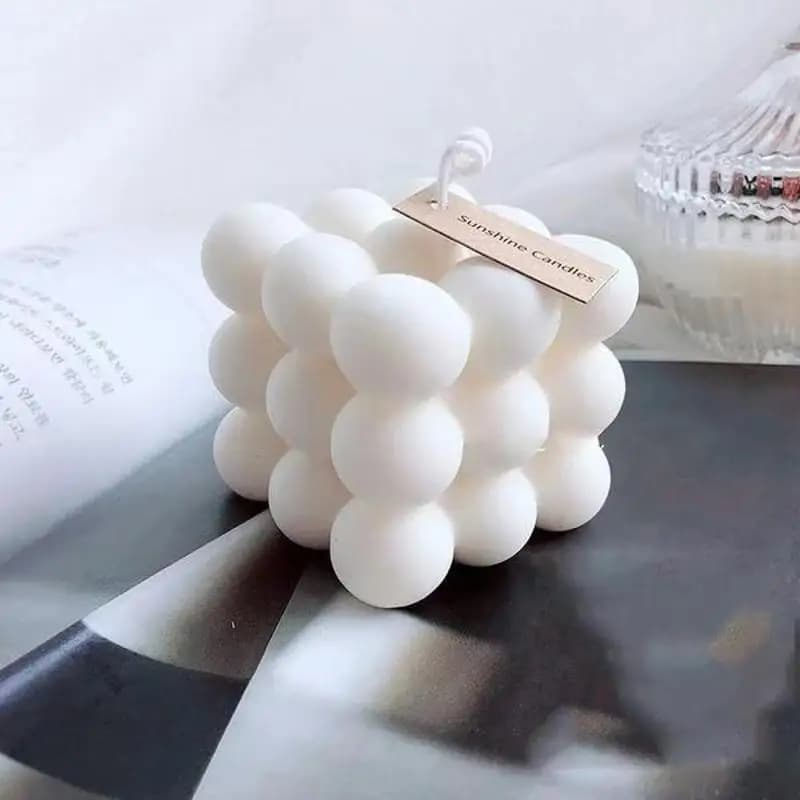 1pc FAI DA TE Di Natale Stampo Candele di Cera Candela di Gesso 3d Stampo Per Sapone In Silicone Profumato Aromatico Decorazione Della Stanza Candela Stampo Forniture