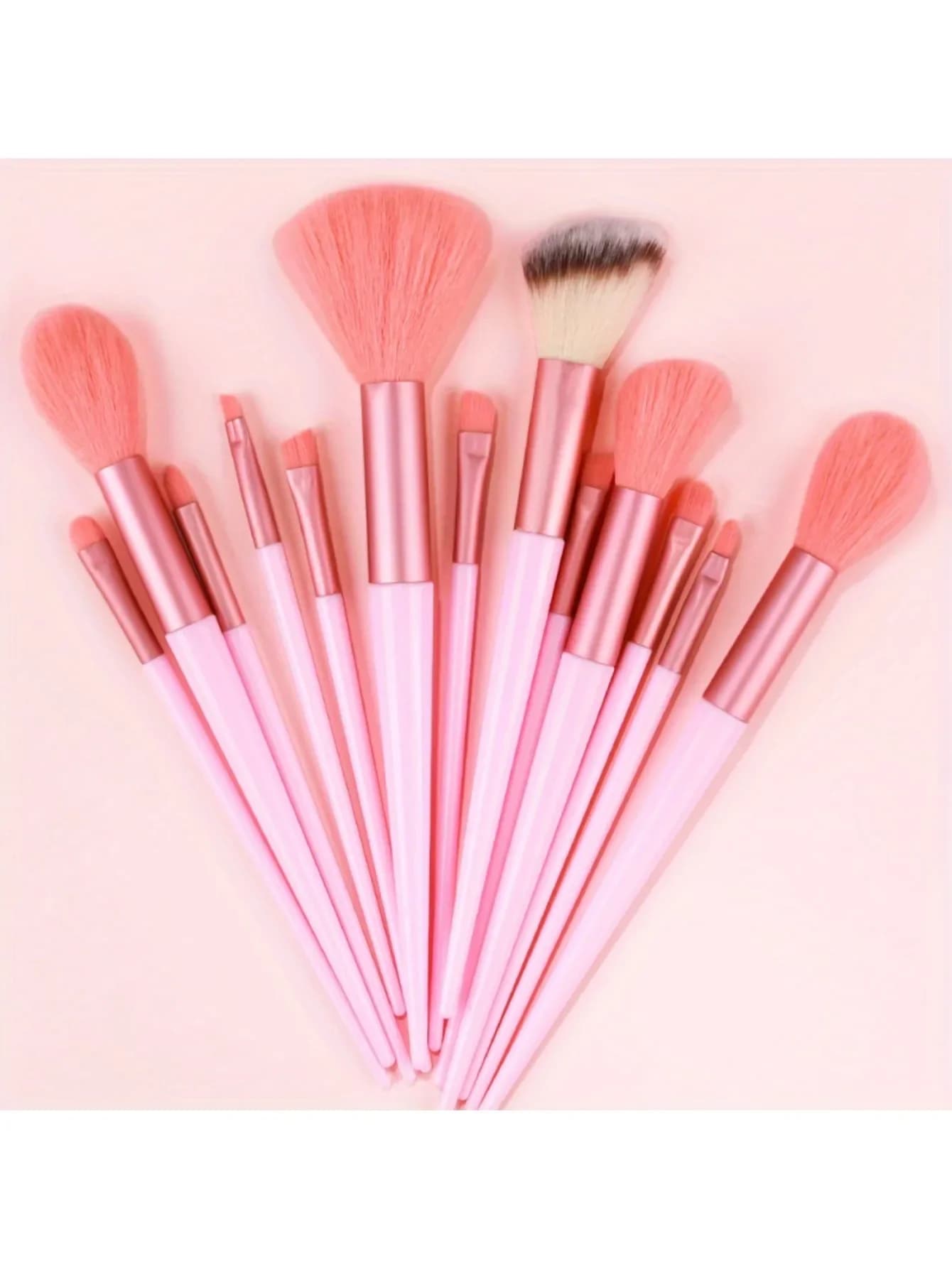 Set di 13 pennelli per il trucco, morbidi e professionali, pennello per fondotinta, pennello per fard, pennello per cipria, pennello per ombretto, pennello multifunzionale per sfumare il trucco, confezione inclusa.