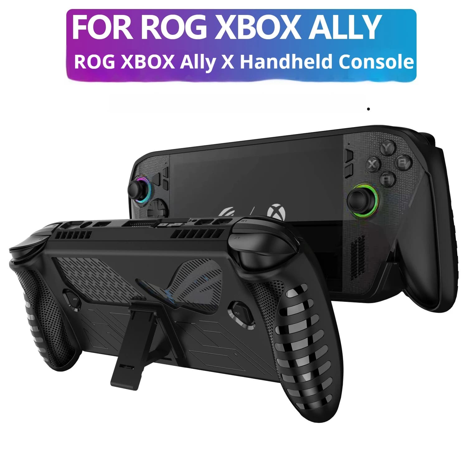 Per ROG Xbox ally Custodia protettiva per console di gioco con staffa Custodia protettiva morbida Custodia in TPU antigraffio Accessori per giochi