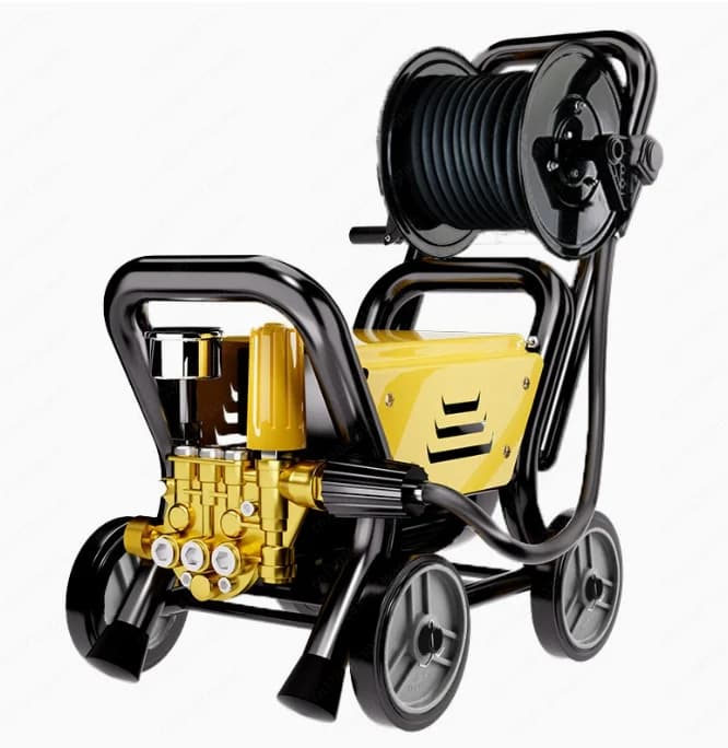 Idropulitrice ad alta pressione 220V – Macchina per lavaggio ad alta potenza per uso domestico con pompa a spazzola portatile per la pulizia dell'auto