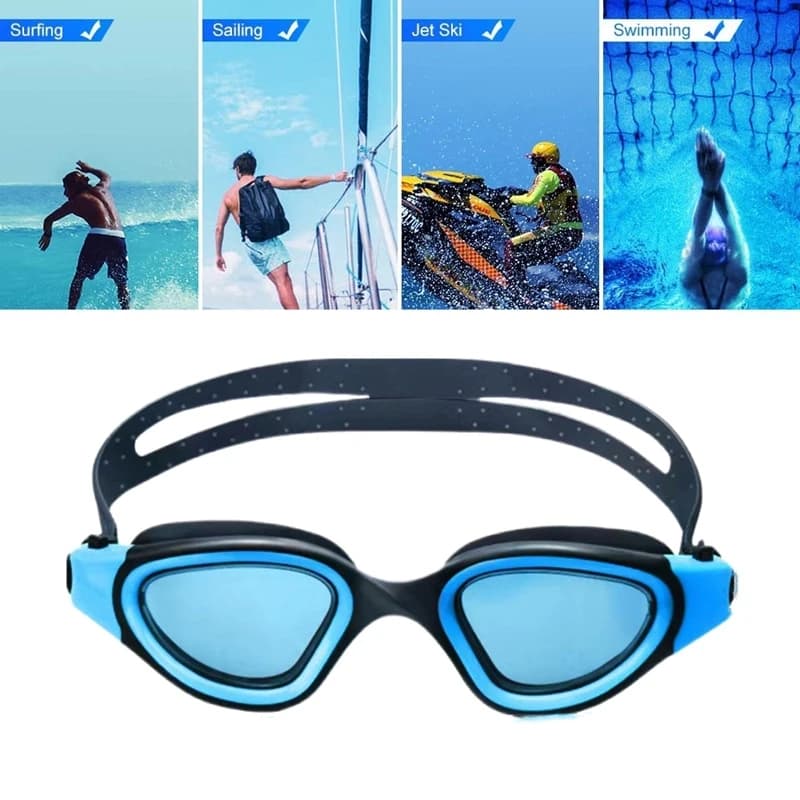 Up-to-date swimming glasses Professional anti-fog UV protection lenses for men Woman Adjustable glasses Swimming Water sports