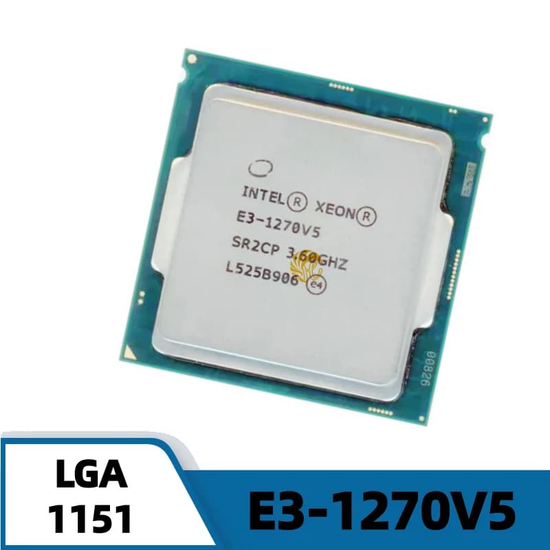 E3-1270V5 Intel Xeon E3 1270V5 E3 1270 V5 3.6 GHz Quad-Core Eight-Thread CPU 80W LGA 1151