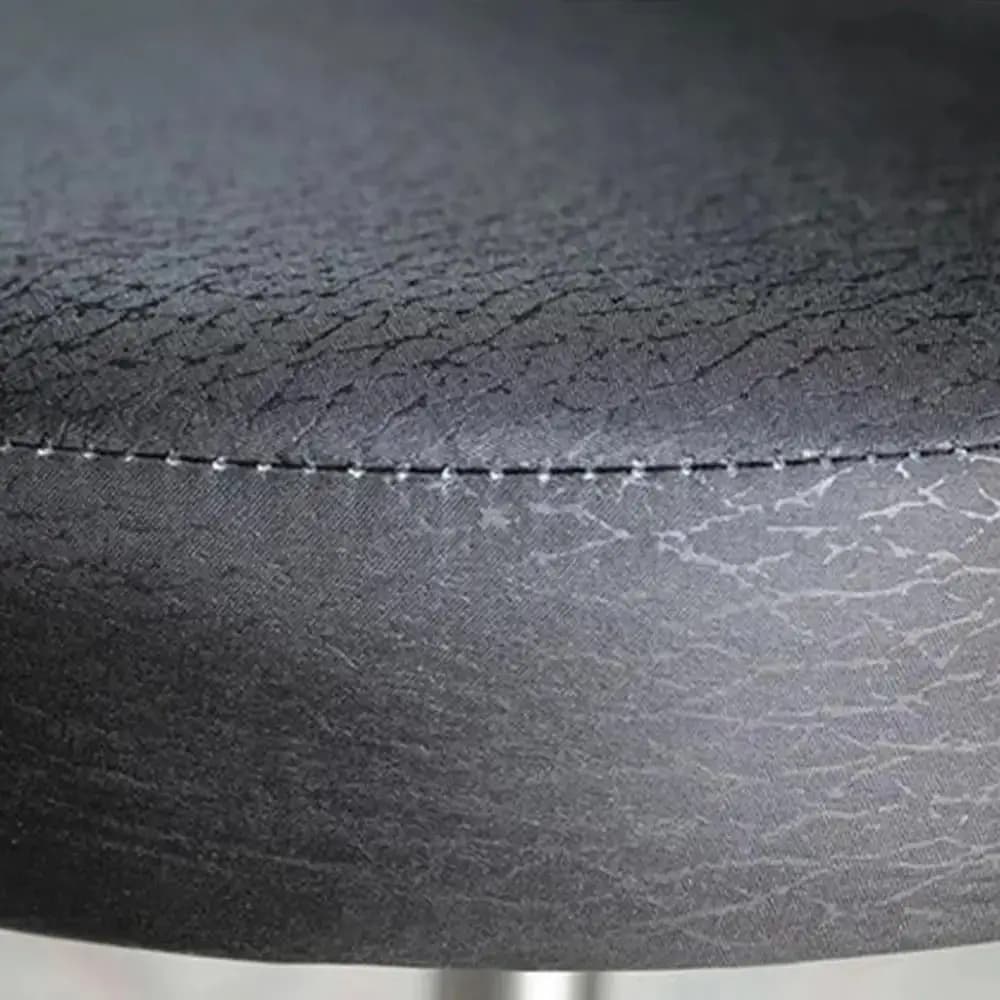 4 Pezzi Coprisedile Rotondo in Pelle PU Impermeabile, Protezione per Sgabelli da Bar 28-40cm, Cuscini Protettivi Antimacchia