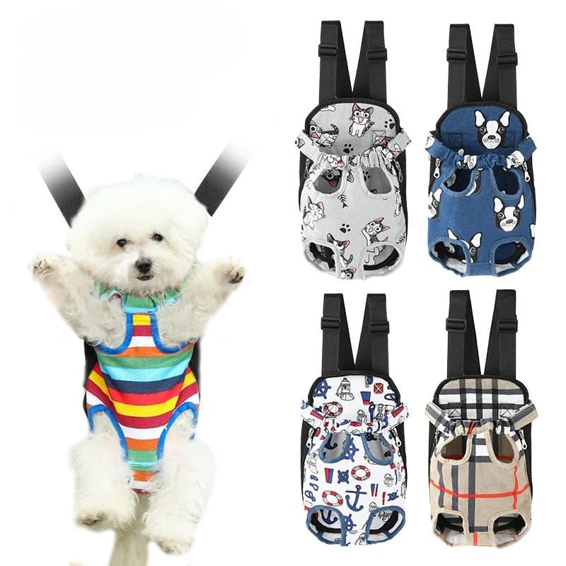 Zaino per cani e gatti di vendita caldo Borsa a tracolla portatile per petto per animali domestici per Teddy Yorkie Borsa per animali Zaino per gatti Animali domestici Acessorios