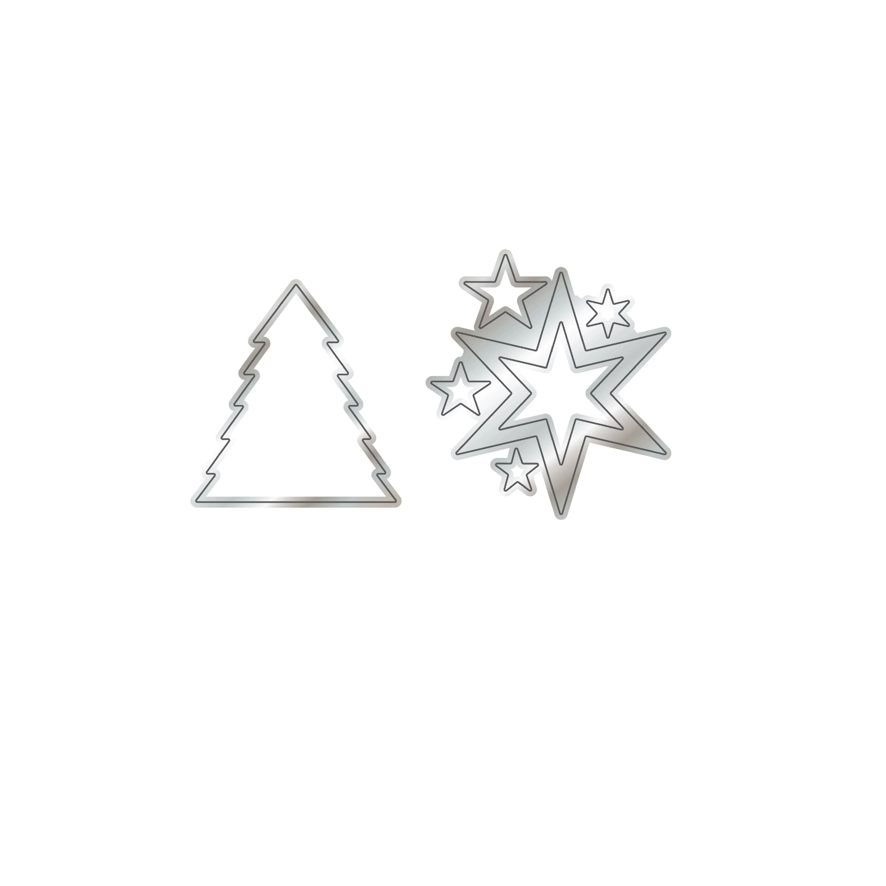 2025 New Santa hat Metal Cutting Dies & Stamps Scrapbook DiaryDecoration Stencil Embossing Template DIY Greeting Card Handmade