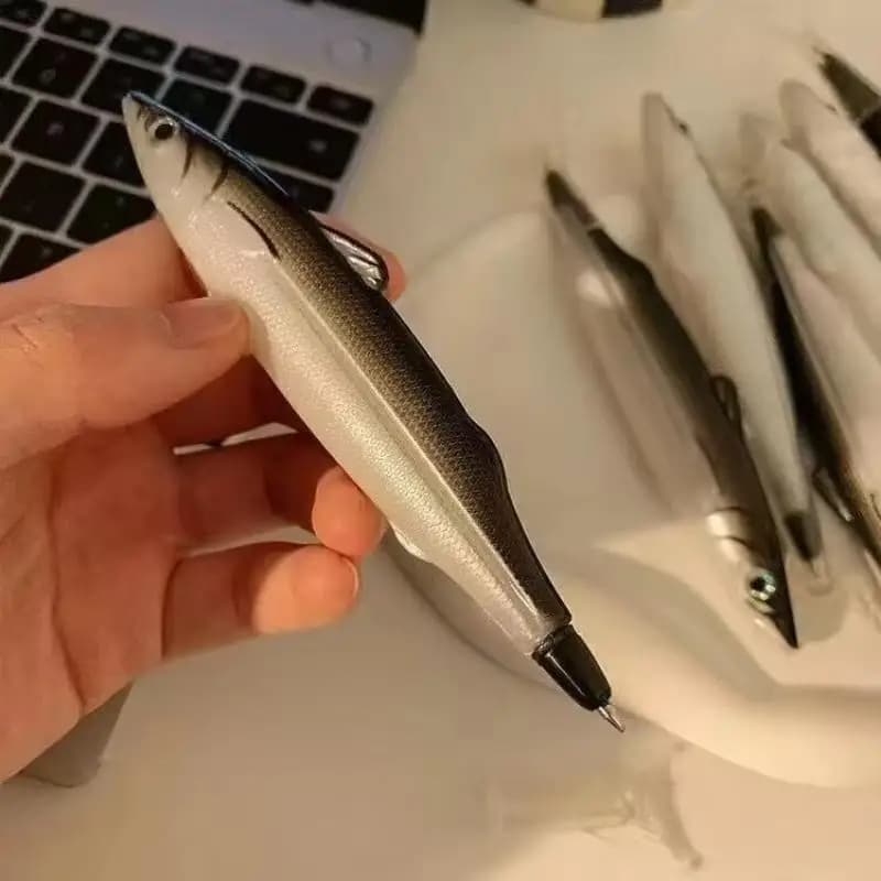 New-1/3/5Pcs Fun Realistic Fish Shaped Gel Pen Smooth Writing Office Students Stationery Gift School Supplies