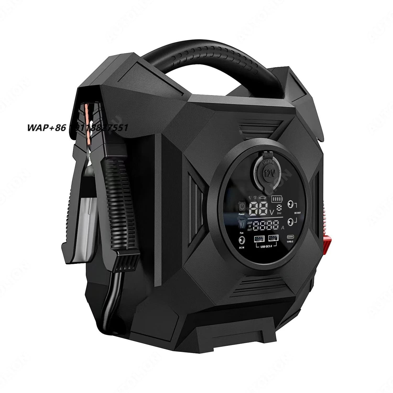 Factory Direct Price 12V 24V 6000A Peak Large Capacity 236800mAh Car Jump Starter Power Bank for Truck