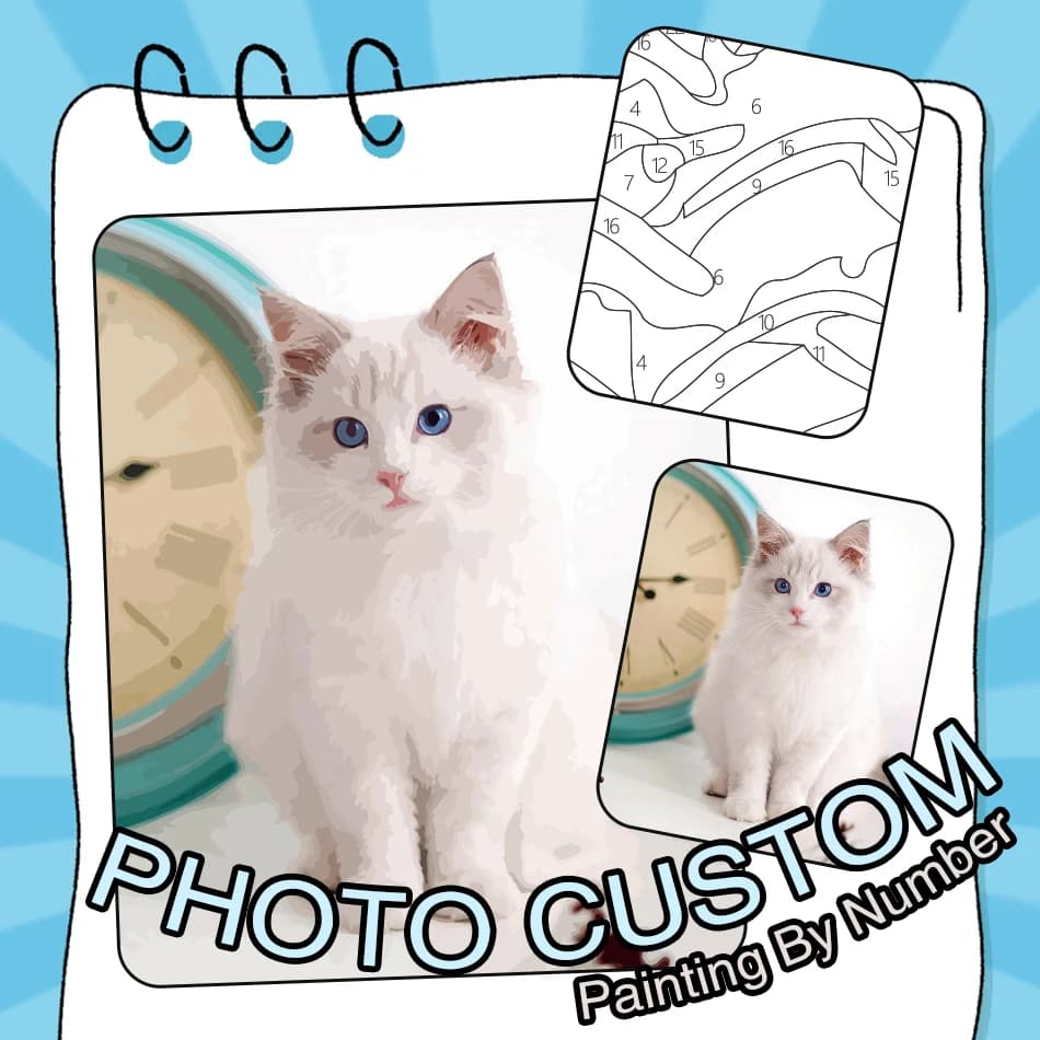 RUOPOTY 24/36/48 Colors Personalized Painting By Number Kits Photo Customize Oil Paints Pets Landscape Portrait Picture HandPain