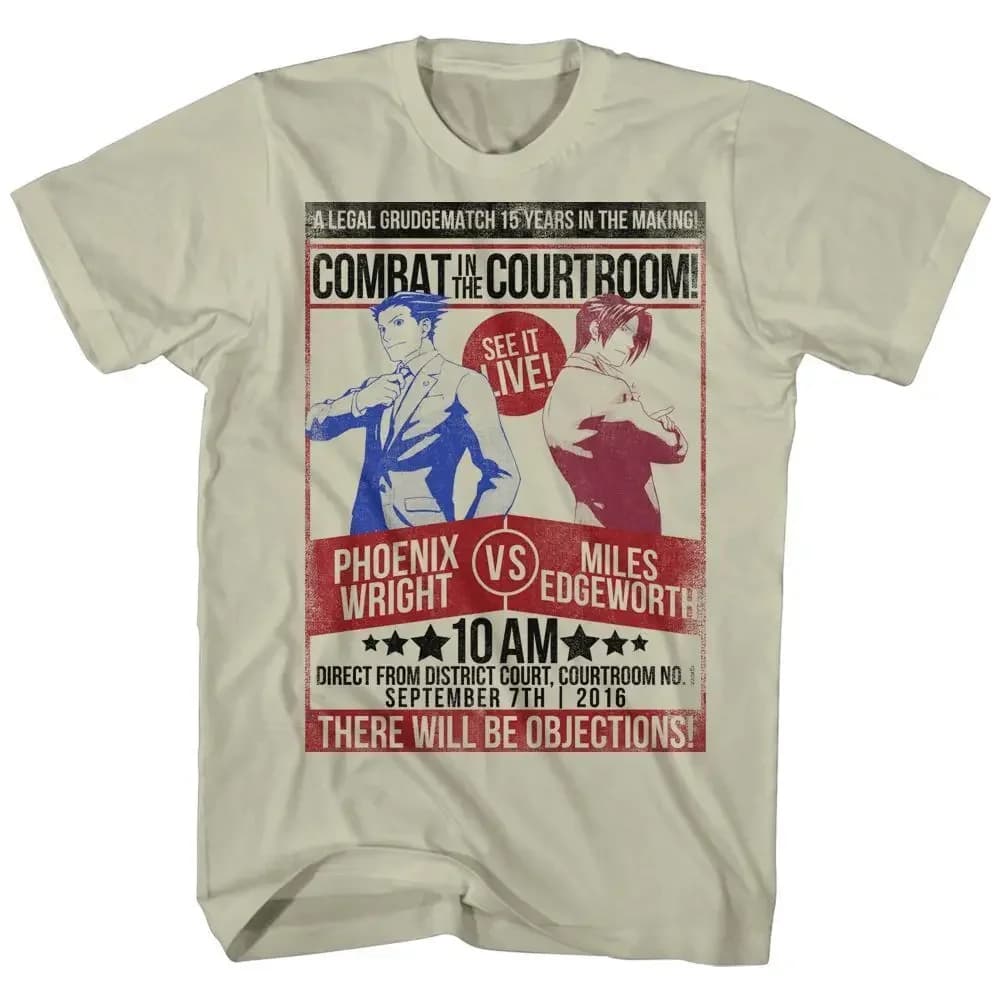 Ace Attorney Fight Heather Adult T Shirt